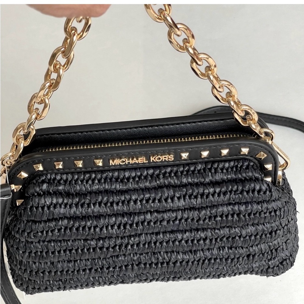 Micheal Kors Livia Small Cloud Clutch Bag